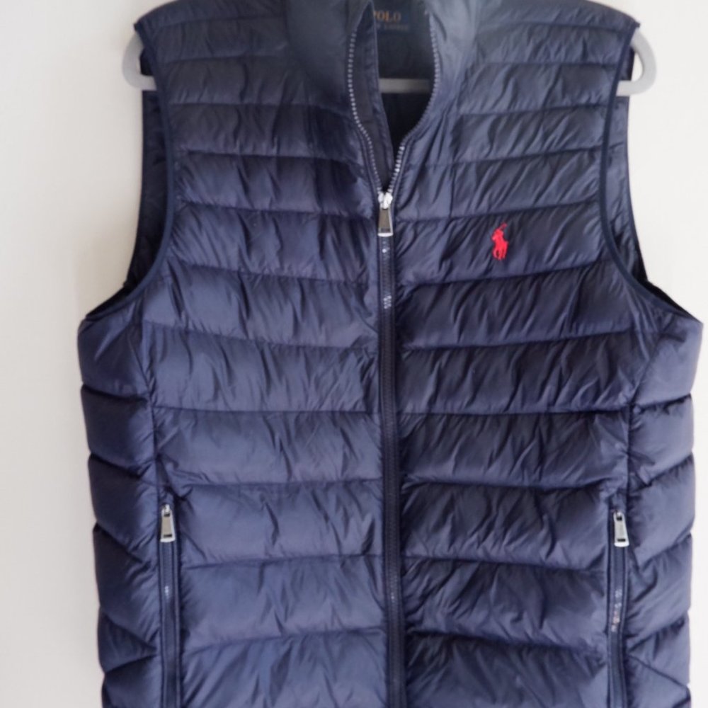 Polo by Ralph Lauren Navy Puffer Vest (S)